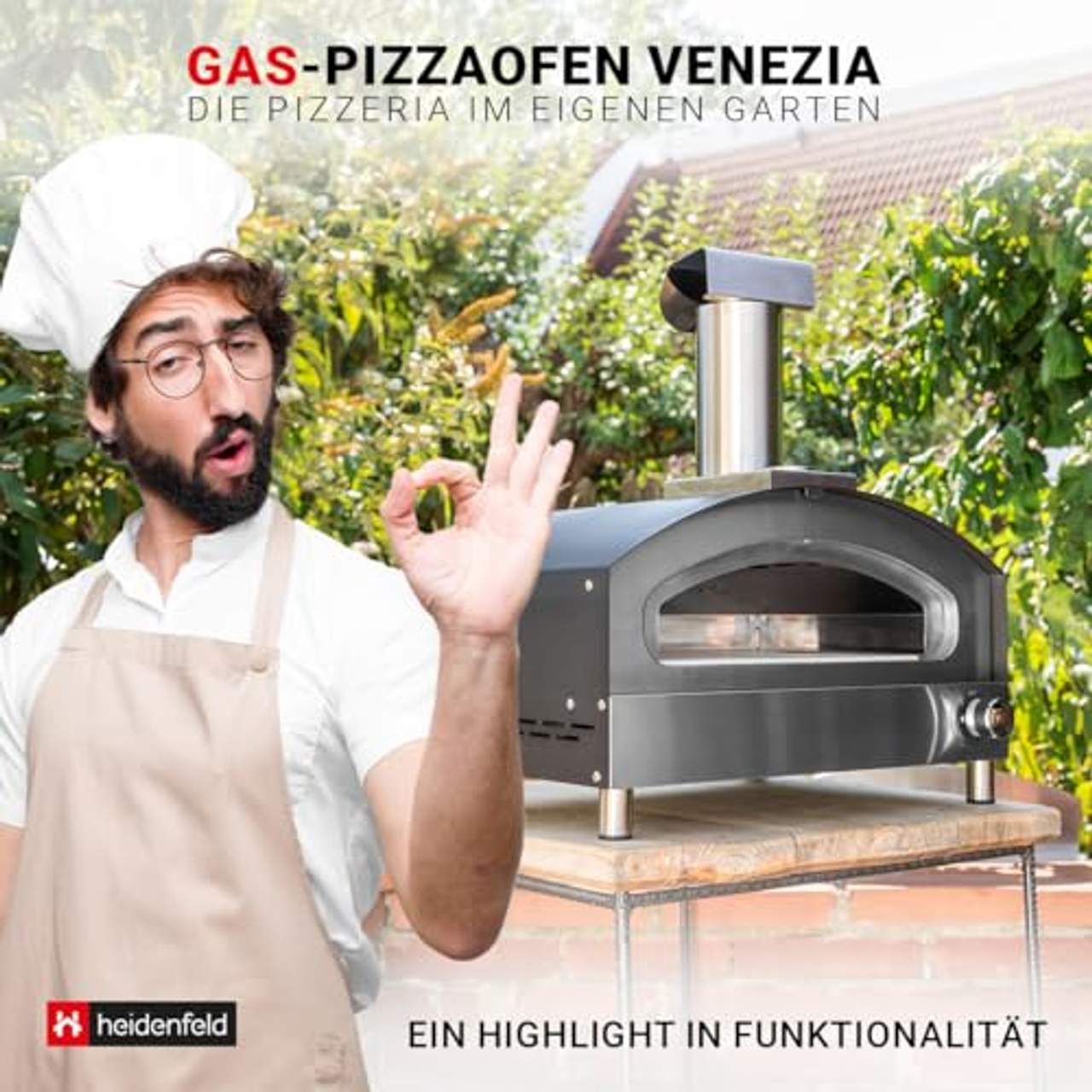 Heidenfeld Gas Pizzaofen Venezia