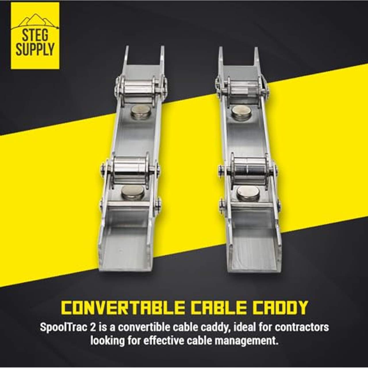 SpoolTrac 2: Der kompakte robuste Kabel-Caddy
