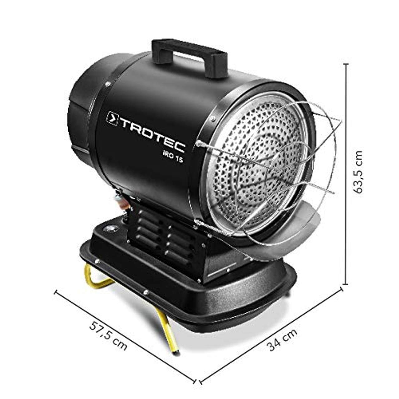 TROTEC Iro 15 Infrarot-Ölheizer Baubeheizung Enteisung Thermostat