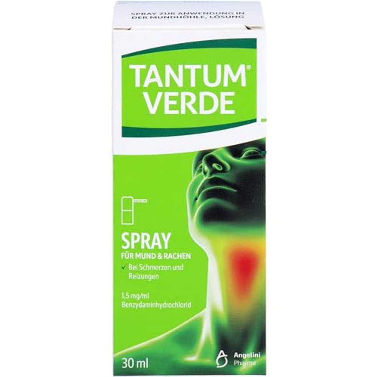 TANTUM Verde 1,5 mg ml Spray z.Anwen.i.d.Mundhöhle 30 ml