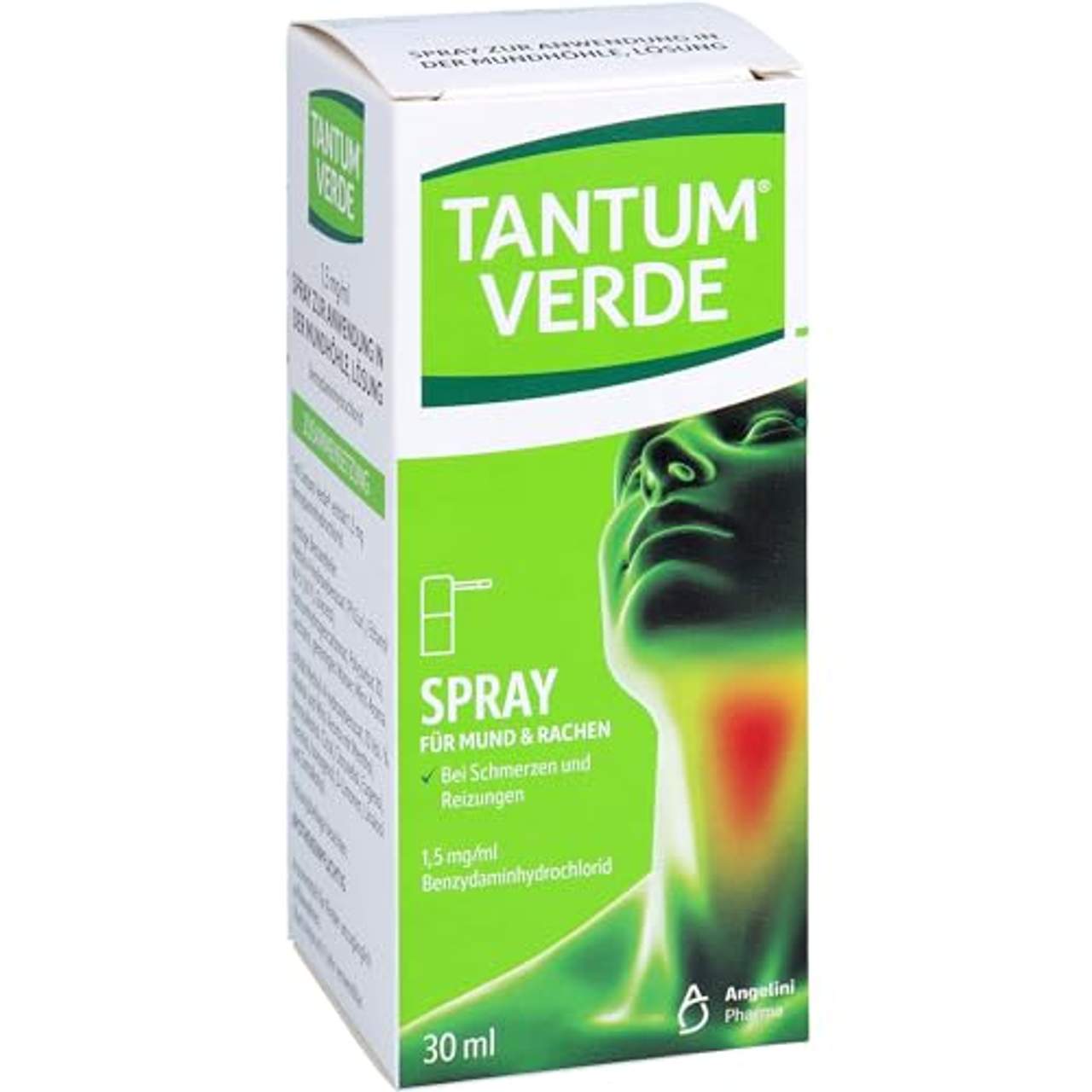 TANTUM Verde 1,5 mg ml Spray z.Anwen.i.d.Mundhöhle 30 ml