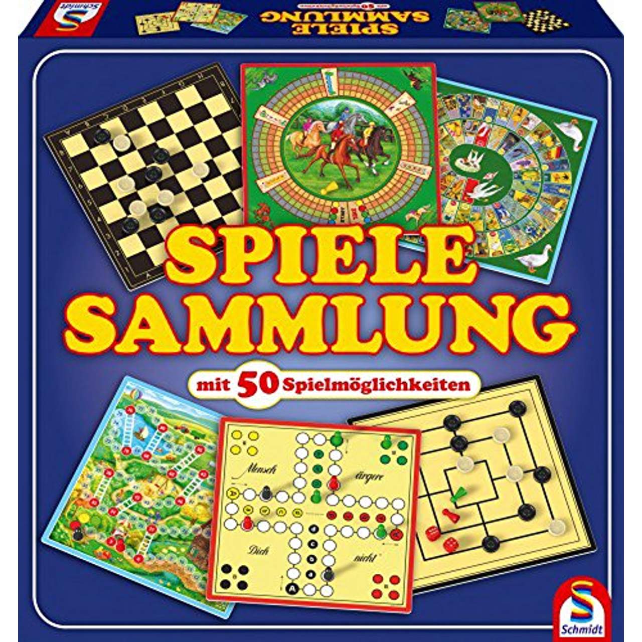 Schmidt 49112 Spielesammlung mit 50 Spielen