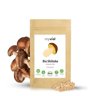 myvial Bio Shiitake Kapseln 120 Stück vegan