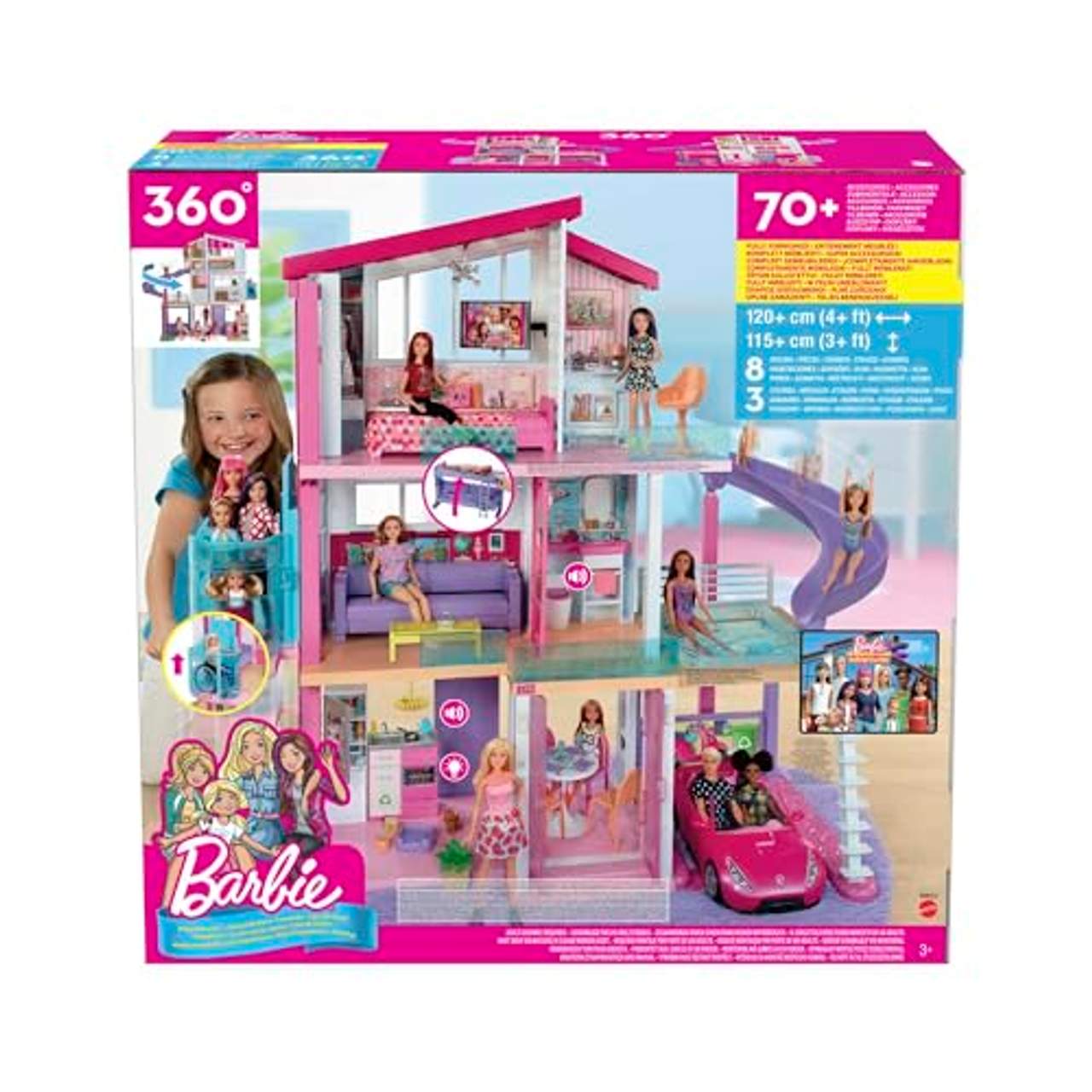 Barbie Dream House 3-stöckiges Puppenhaus