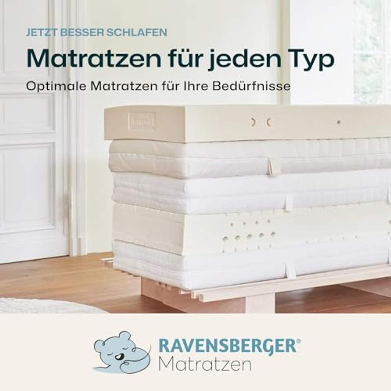 Ravensberger Matratzen® 7-Zonen Matratze Softwelle | HR Kaltschaummatratze 