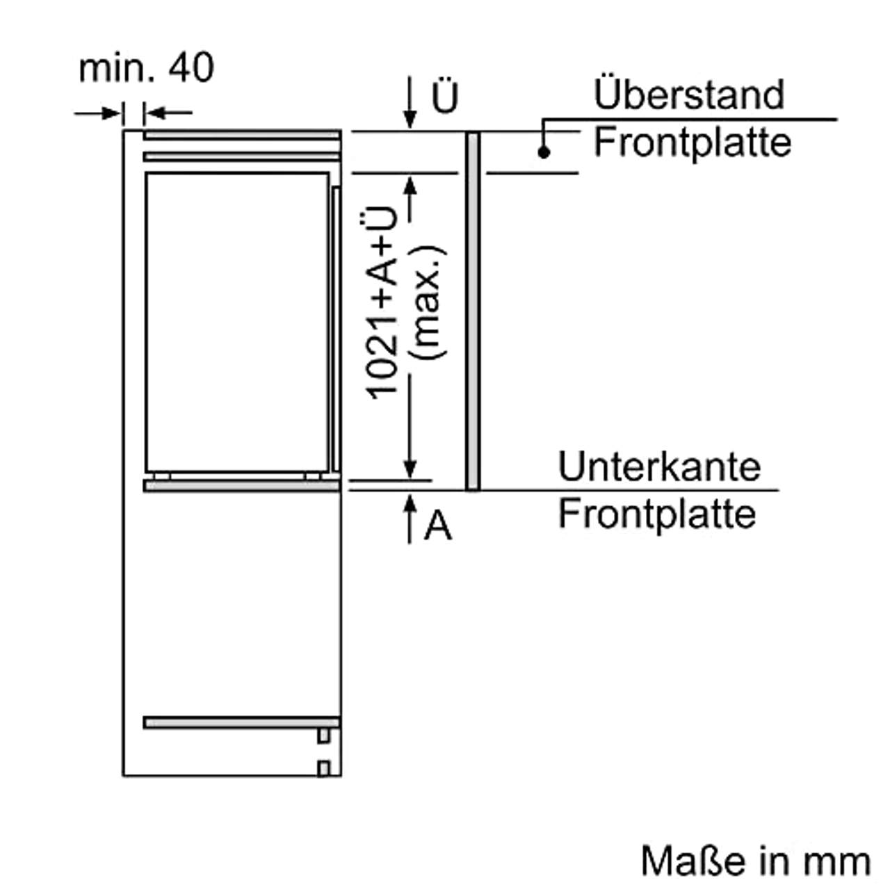 Bosch KIR31NSE0 Einbau-Kühlschrank Serie 2