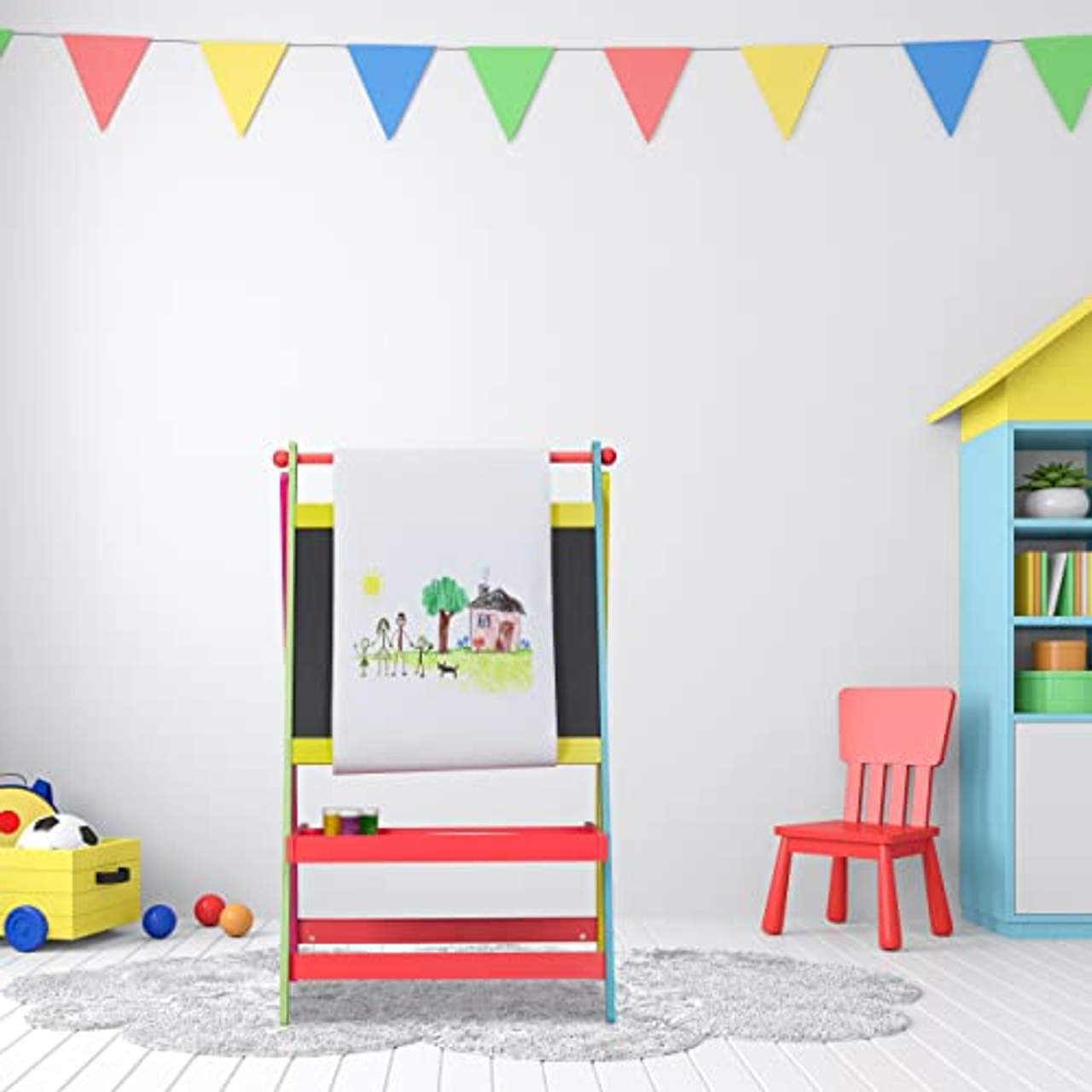 Relaxdays Kindertafel 2 in 1