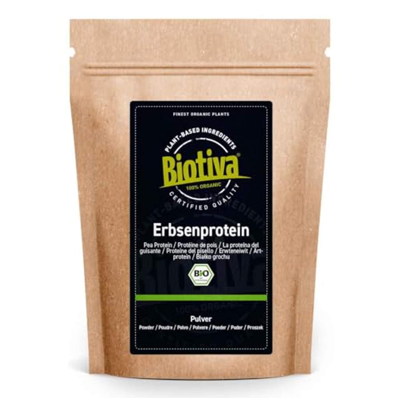 Biotiva Erbsenprotein-Pulver Bio 1kg
