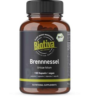 Biotiva Brennnessel Bio Kapseln 150 Stück