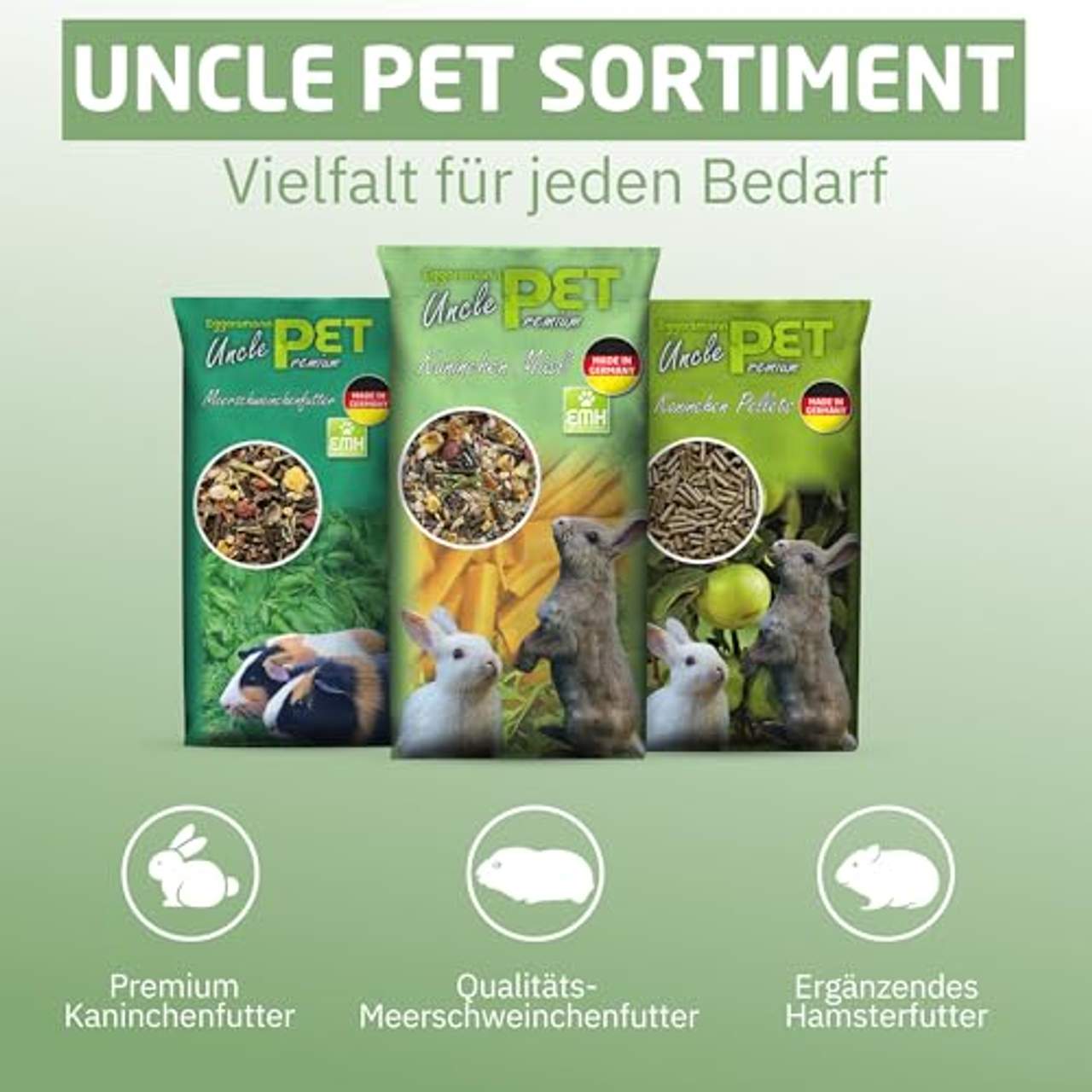 Eggersmann Uncle Pet Premium Kaninchen Müsli 25 kg