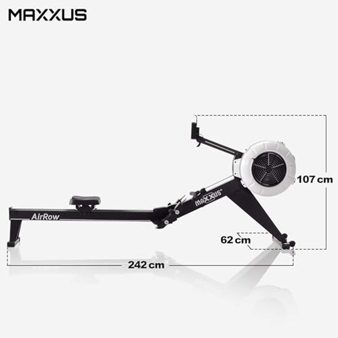 Maxxus Rudergerät AirRow Rower Studio Qualität