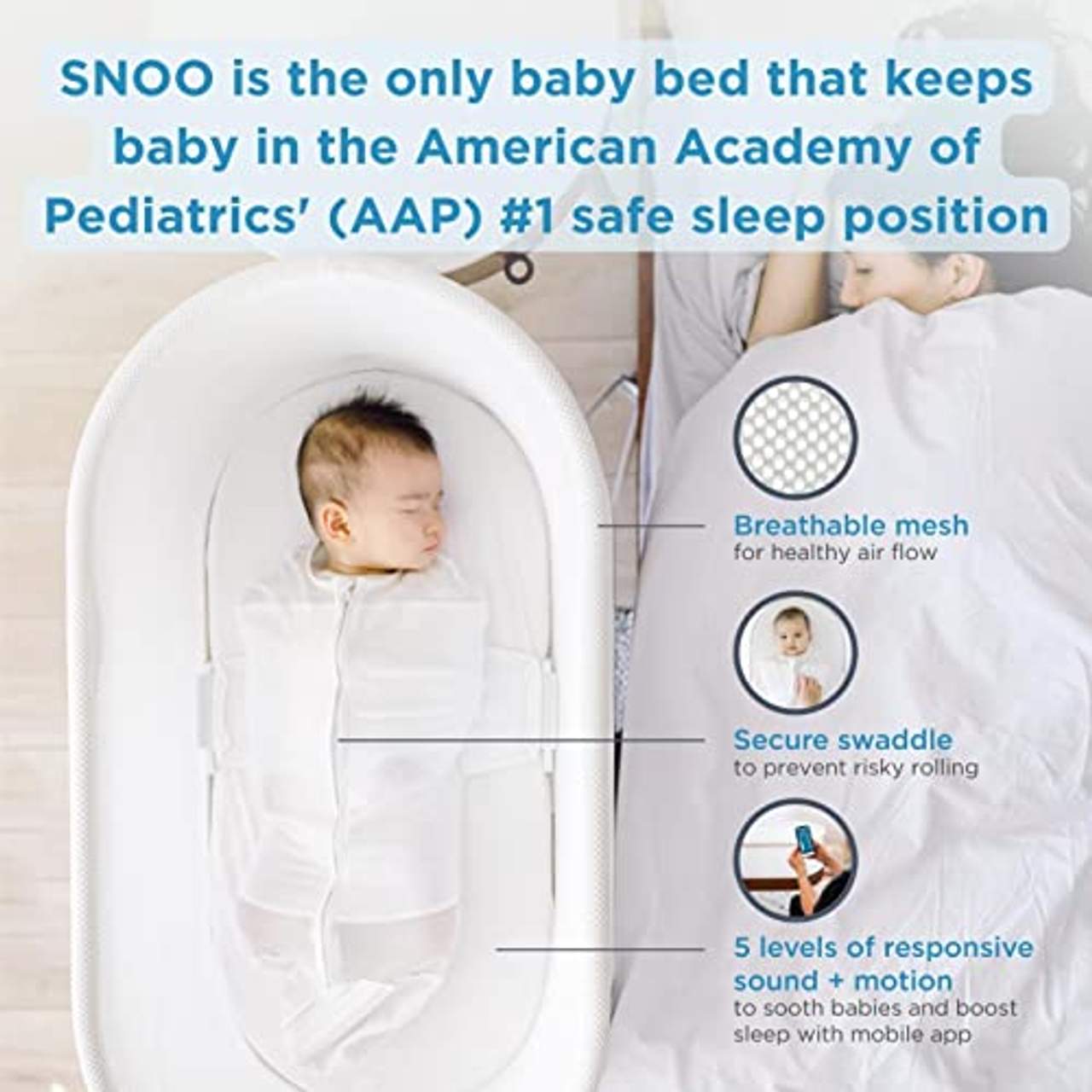 Snoo Smart Sleeper Baby Cot