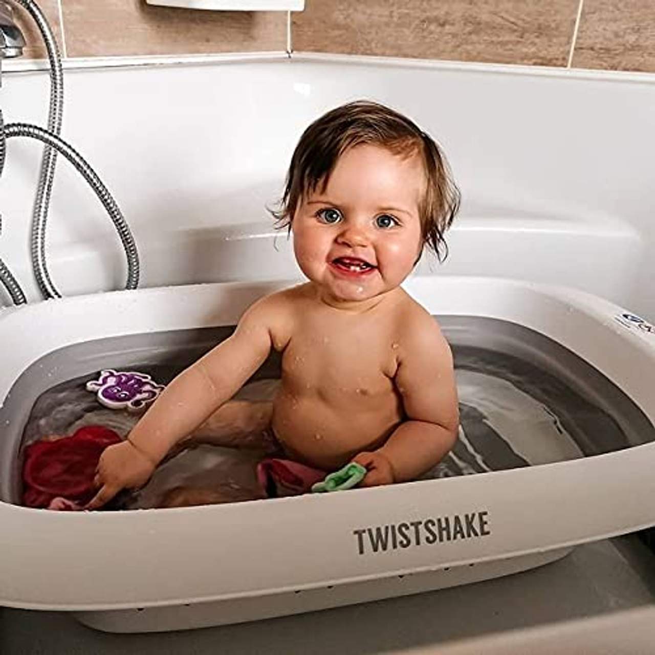 Twistshake Badewannen Faltbare für Neugeborene Kleinkind Babys
