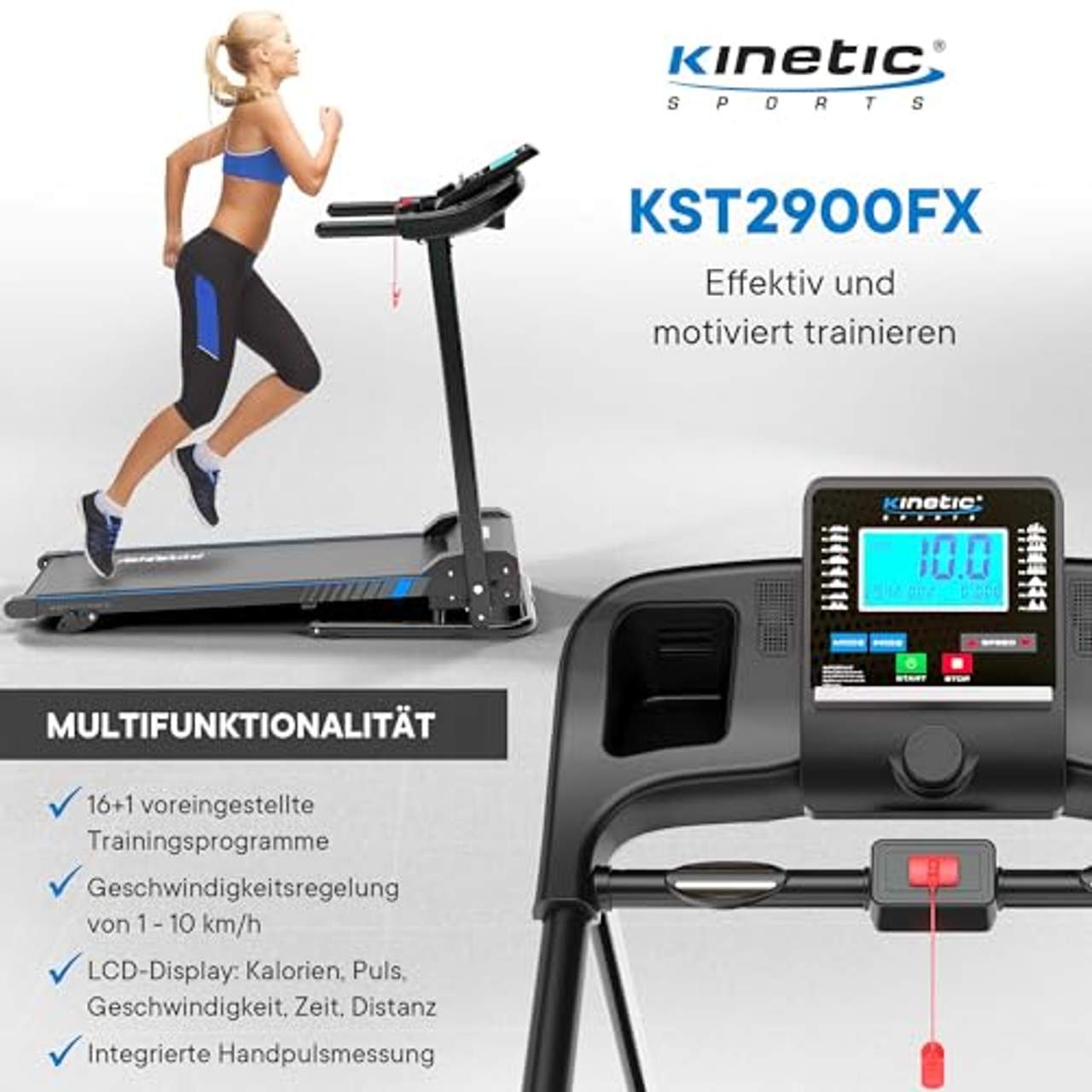 Kinetic Sports KST2900FX Laufband klappbar