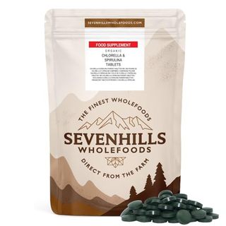 Sevenhills Wholefoods Bio-Chlorella- und Spirulina-Tabletten 500g
