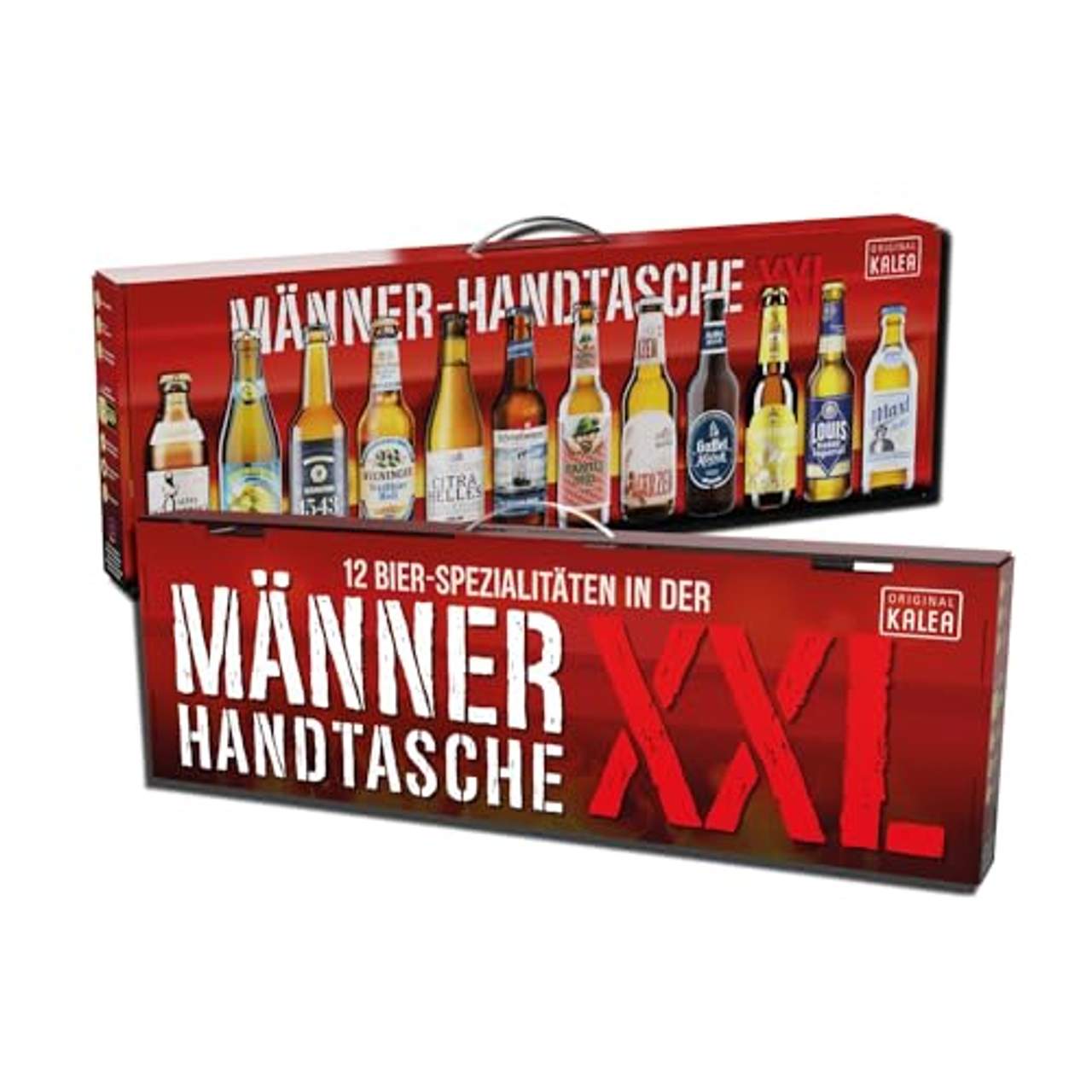 KALEA Männerhandtasche XXL 12 Biere von Privatbrauereien aus Deutschland