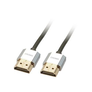 LINDY HDMI-Kabel 2.0 Cromo Slim High Speed 2 Meter