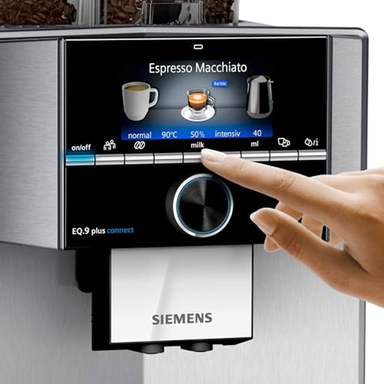 Siemens  EQ.9 plus connect s700 Kaffeevollautomat Personalisierung
