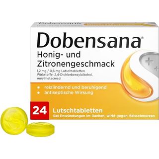 Dobensana Honig und Zitrone Lutschtabletten 1,2mg/0,6mg