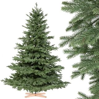 FairyTrees künstlicher Weihnachtsbaum Alpentanne Premium