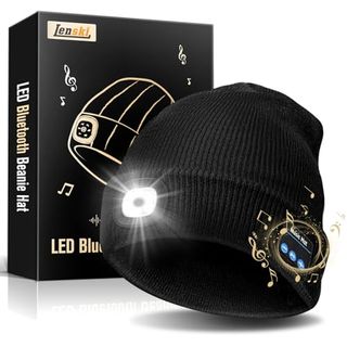 Lenski Geschenke für Männer Bluetooth Mütze V5.0 Kopfhörern & Winterhandschuhe