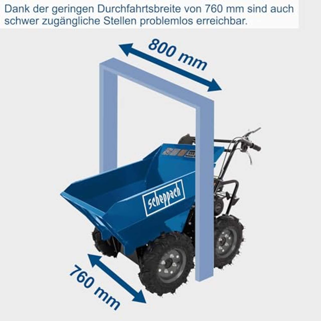 Scheppach Benzin-Dumper DP3000 300kg