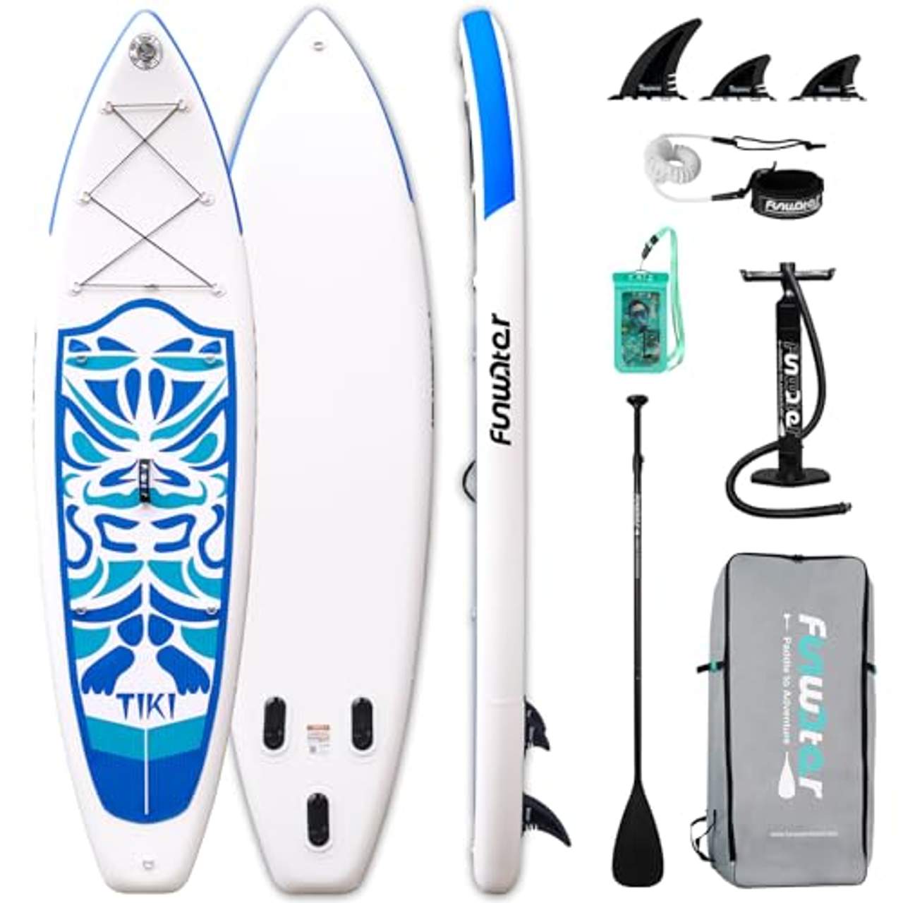 FunWater Aufblasbares Stand Up Paddle Board 320x83x15cm 