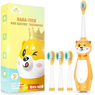 Dada-Tech Elektrische Zahnbürste Kinder Wiederaufladbar Silikon