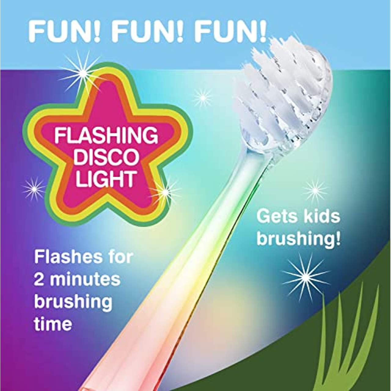 Brush-Baby WildOnes Kinder Elektrische Wiederaufladbare Zahnbürste