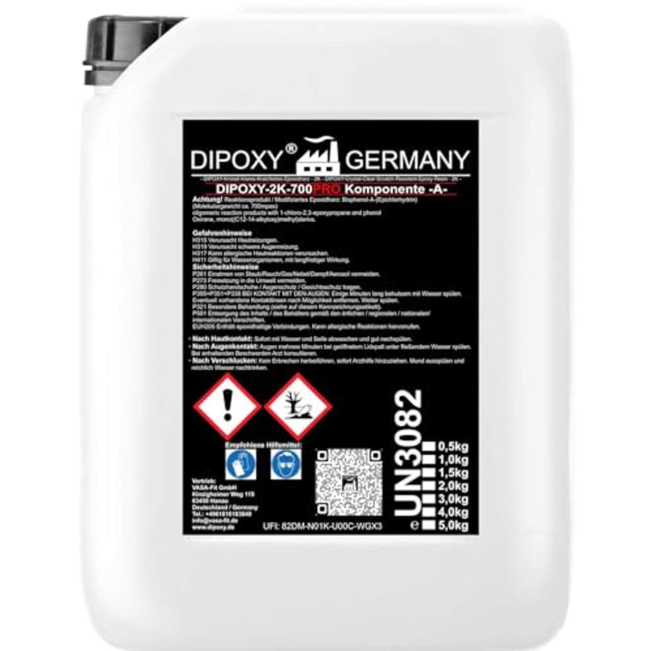 10,56kg DIPOXY-2K-700PRO Epoxidharz 2K bis 10cm