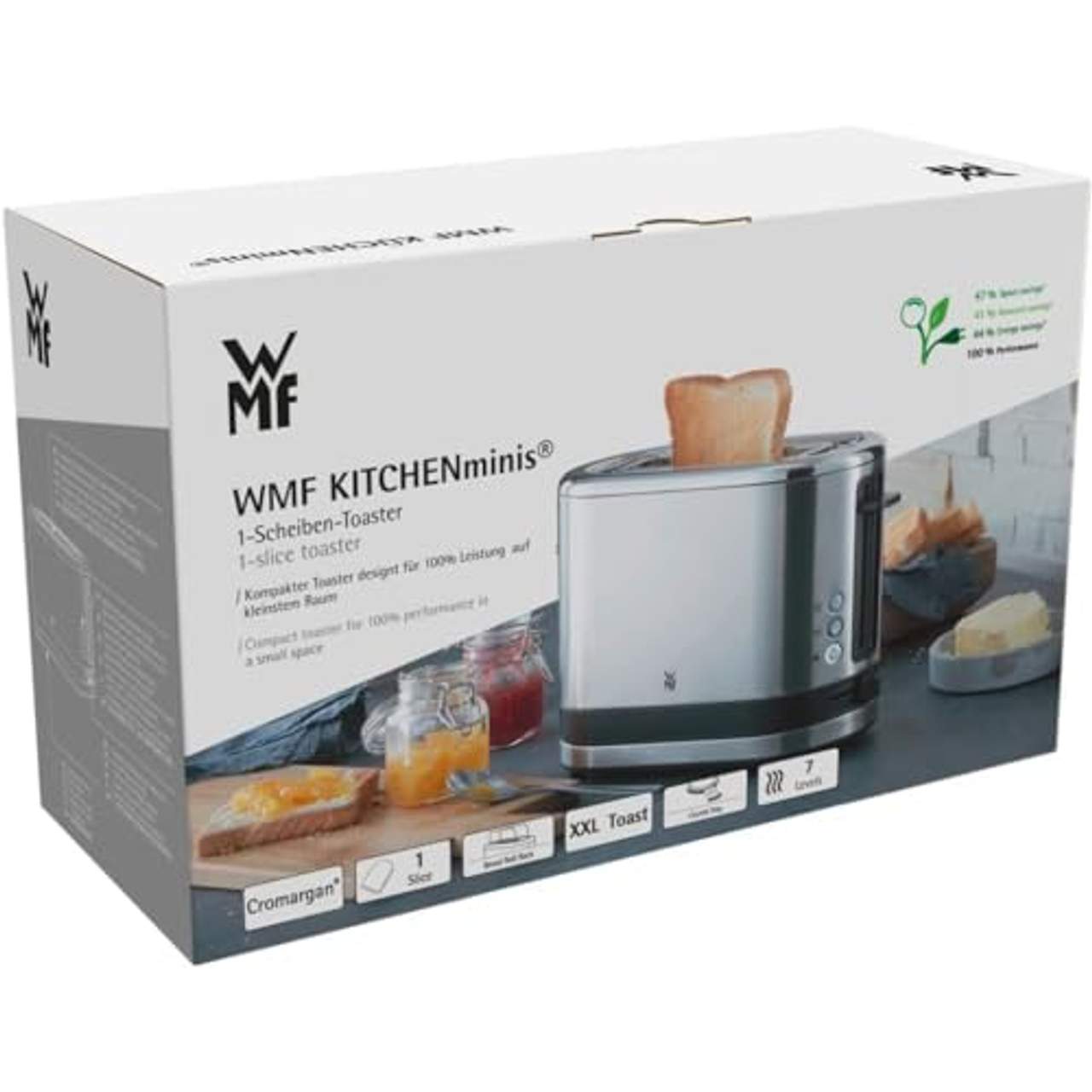 WMF KÜCHENminis 1-Scheiben Toaster Langschlitz XXl-Toast