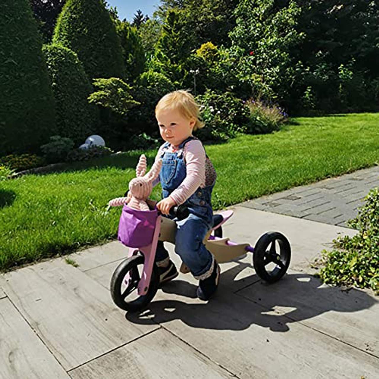 Small Foot Trike 2 in 1 Rosa aus Holz