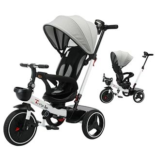 UBRAVOO Baby Dreirad 6-in-1-Baby-Push-Bike-Lenk-Kinderwagen