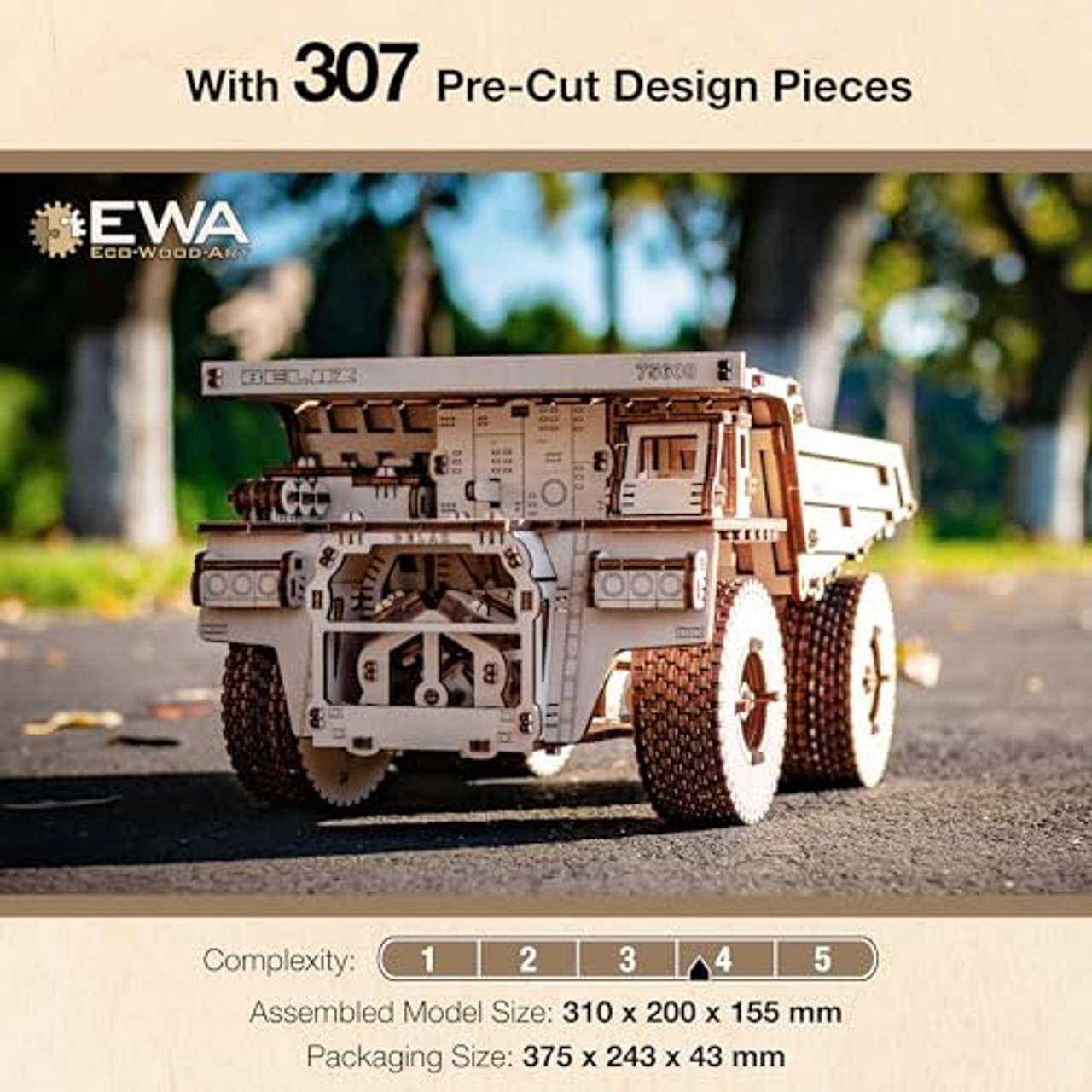 EWA Eco-Wood-Art EWA EcoWoodArt 3D Holzpuzzle