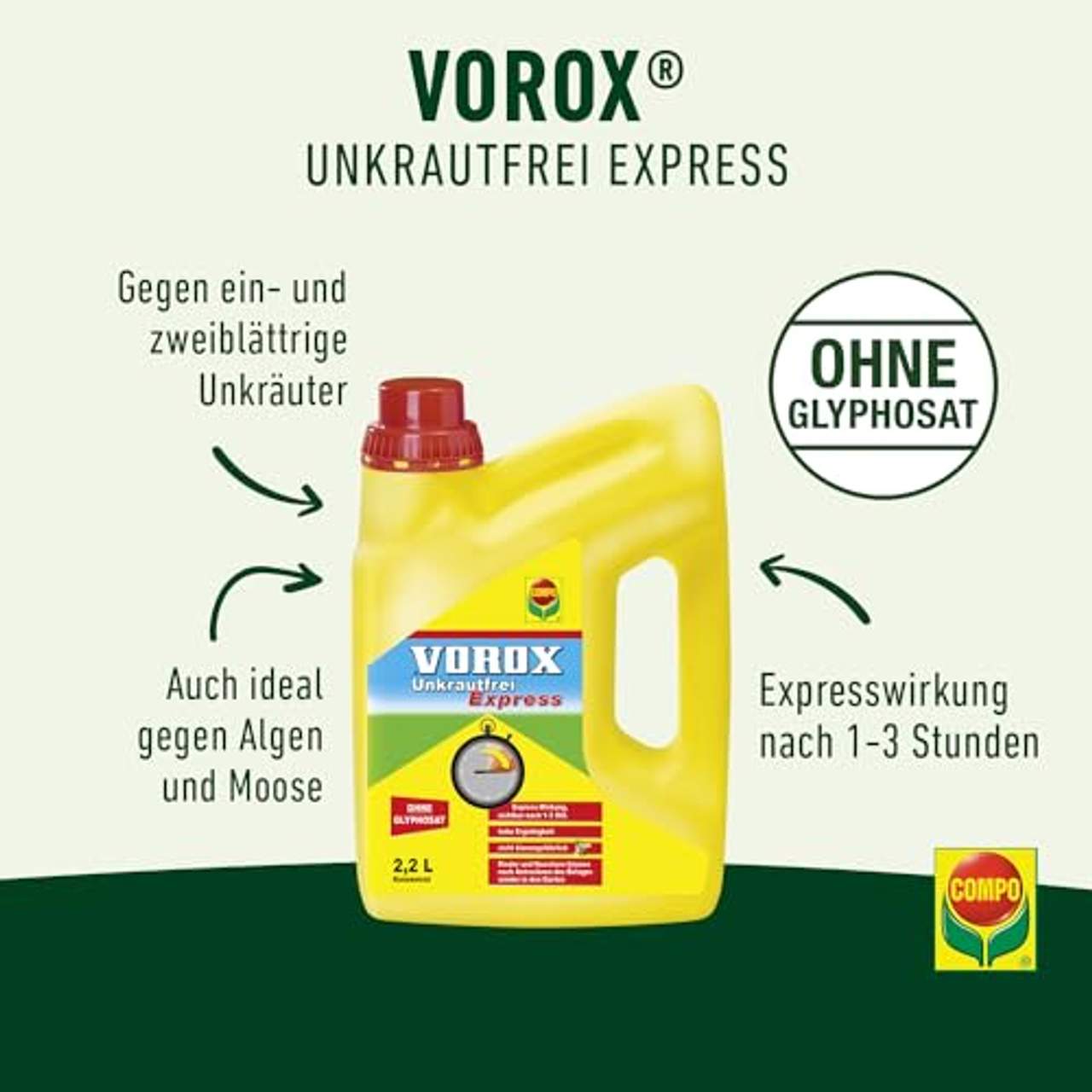 Compo Vorox Unkrautfrei Express
