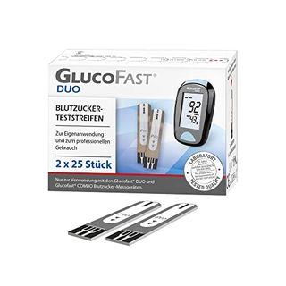 GLUCOFAST Duo Blutzucker-Teststreifen 50 Stk