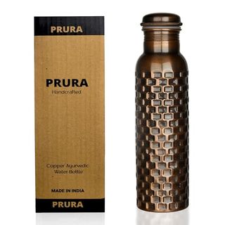 PRURA ayurvedische Kupfer-Wasserflasche