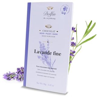 Dolfin Zartbitterschokolade mit Lavendel und Vanille