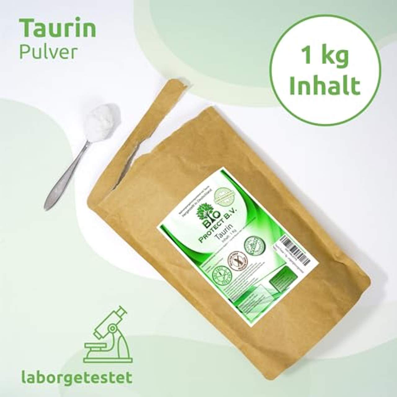 Taurin Pulver 1 Kg 100% rein ohne Zusatzstoffe