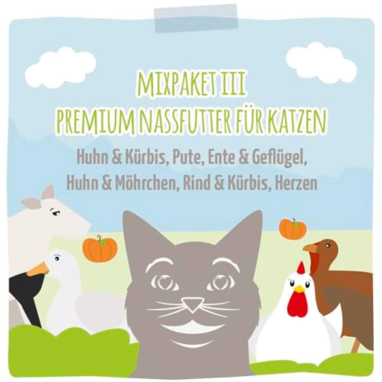 MjAMjAM Premium Nassfutter für Katzen