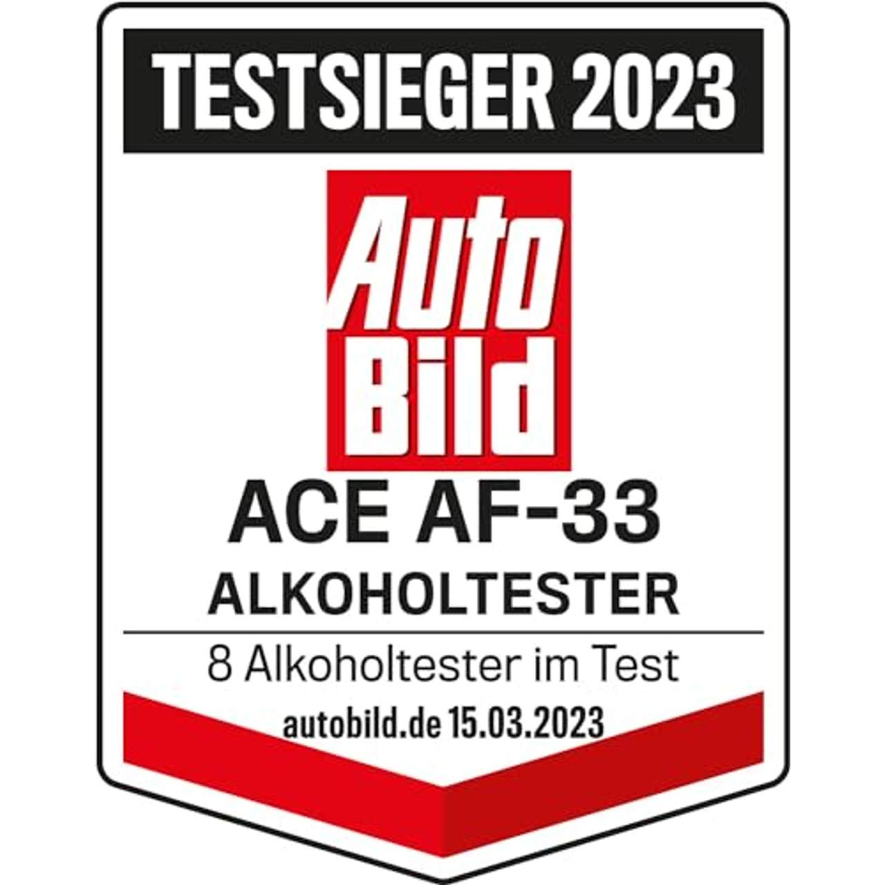 ACE Alkoholtester AF-33 TU-Wien-Messgenauigkeit: 97,9%