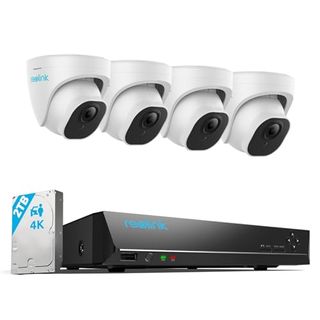 Reolink 4K Überwachungskamera Set 4X 8MP PoE IP Kamera Überwachung Aussen