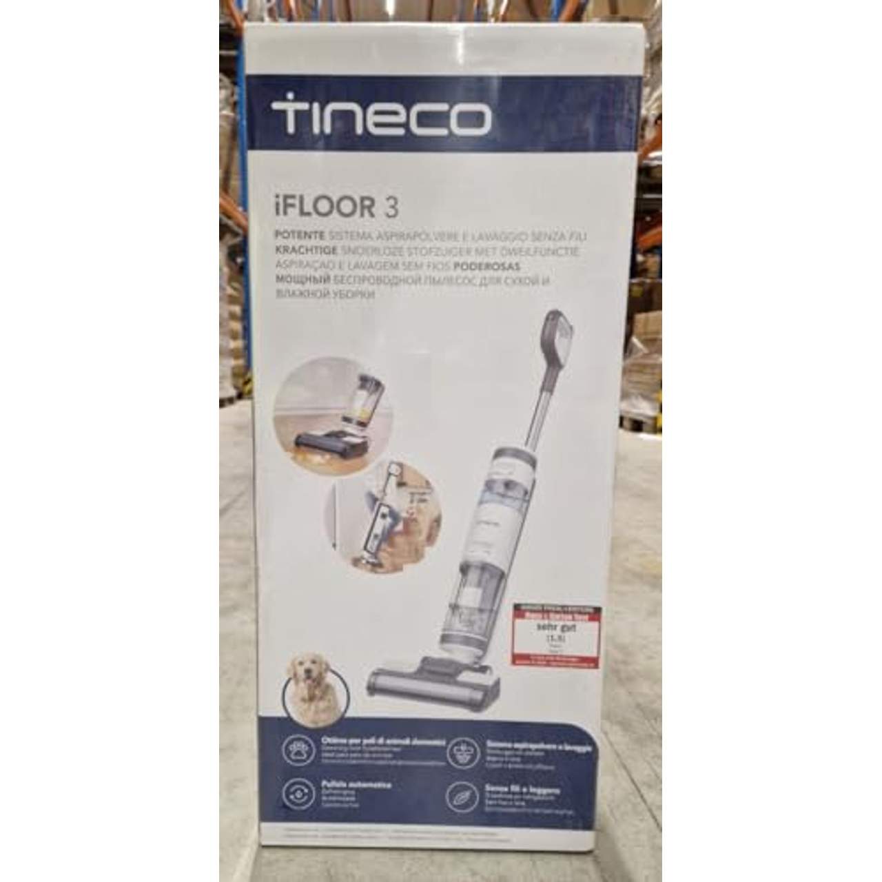 Tineco Nass- und Trockensauger 3in1 kabelloser Bodenreiniger Waschsauger