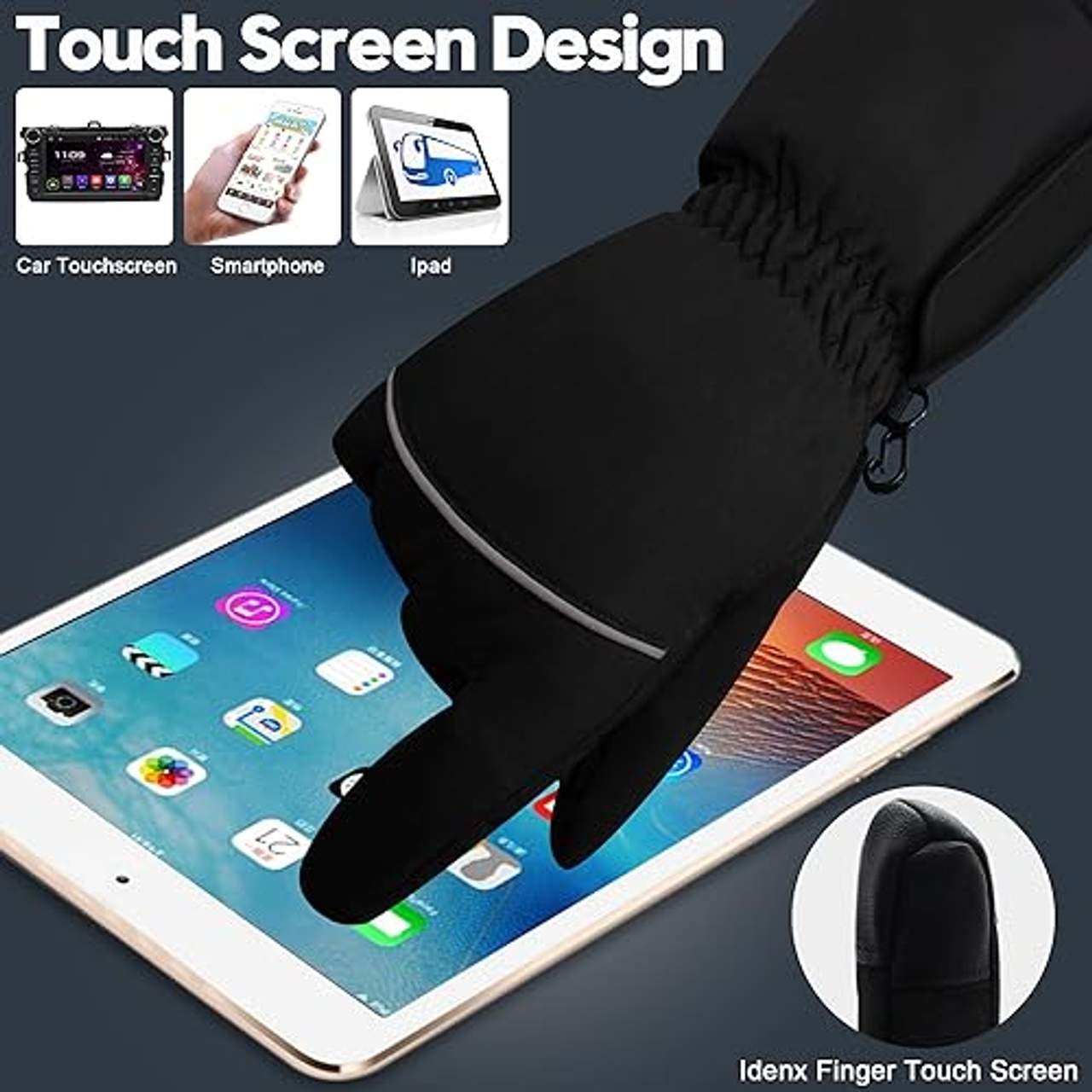 Svpro Beheizbare Handschuhe Warm Winterhandschuhe  Touchscreen  
