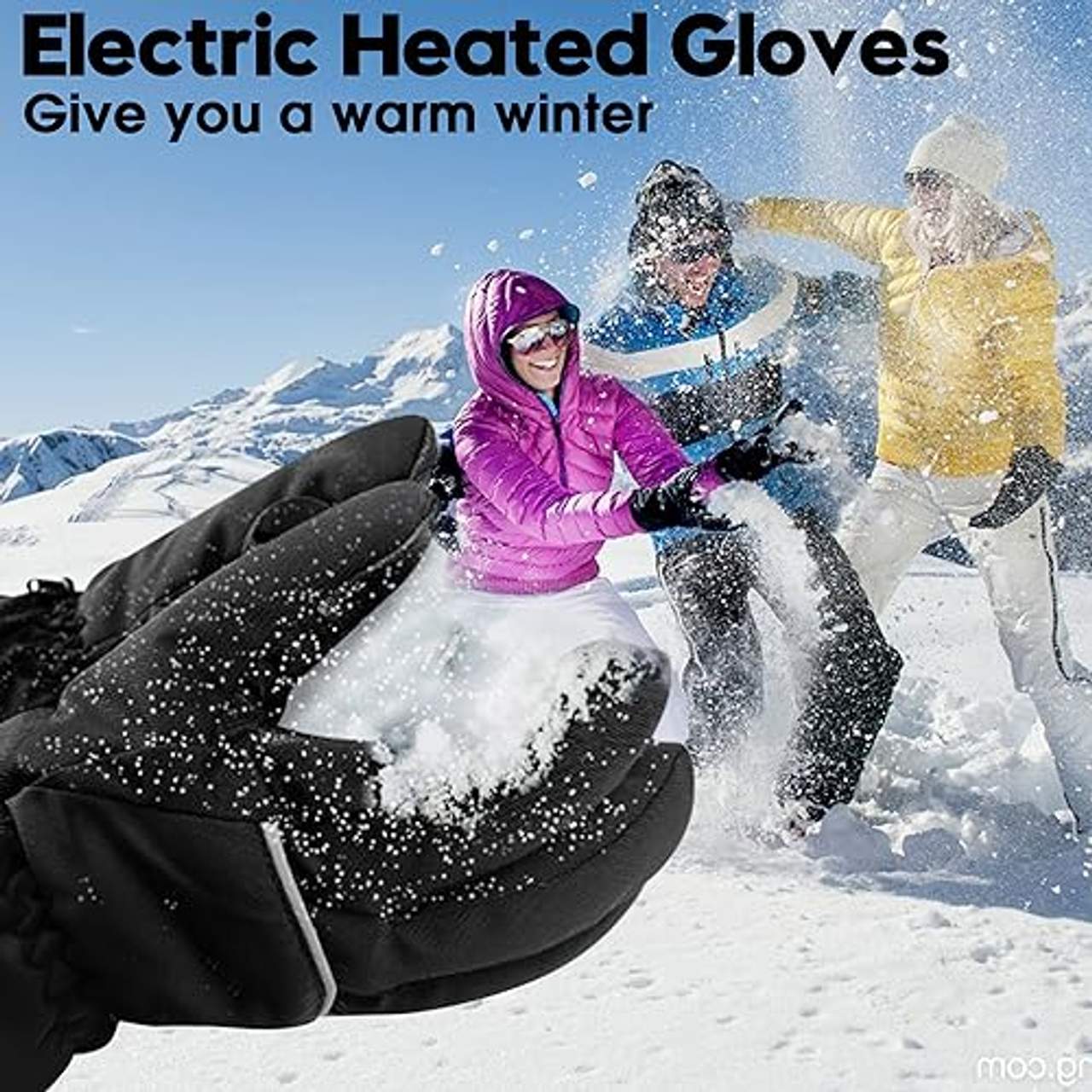 Svpro Beheizbare Handschuhe Warm Winterhandschuhe  Touchscreen  