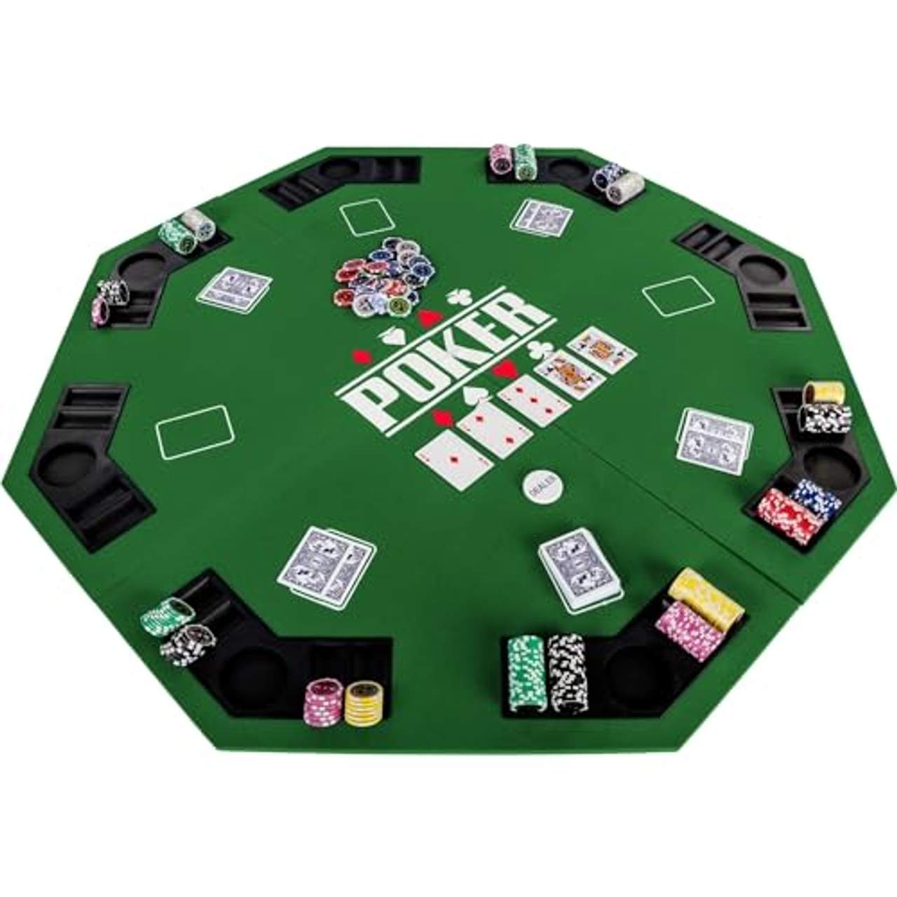 Maxstore Faltbare Pokerauflage „Full House“