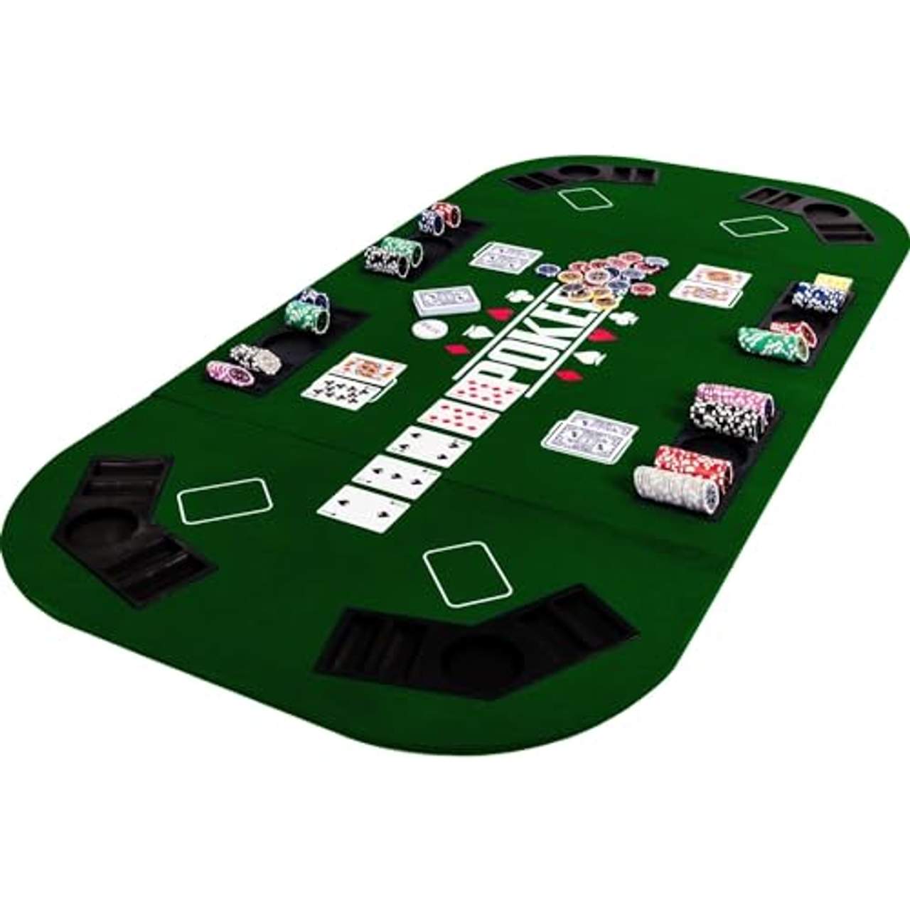 Maxstore Faltbare Pokerauflage „Straight“
