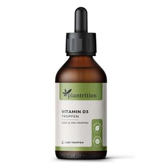 plantrition Vitamin D3 Tropfen Vegan 1000 I.E