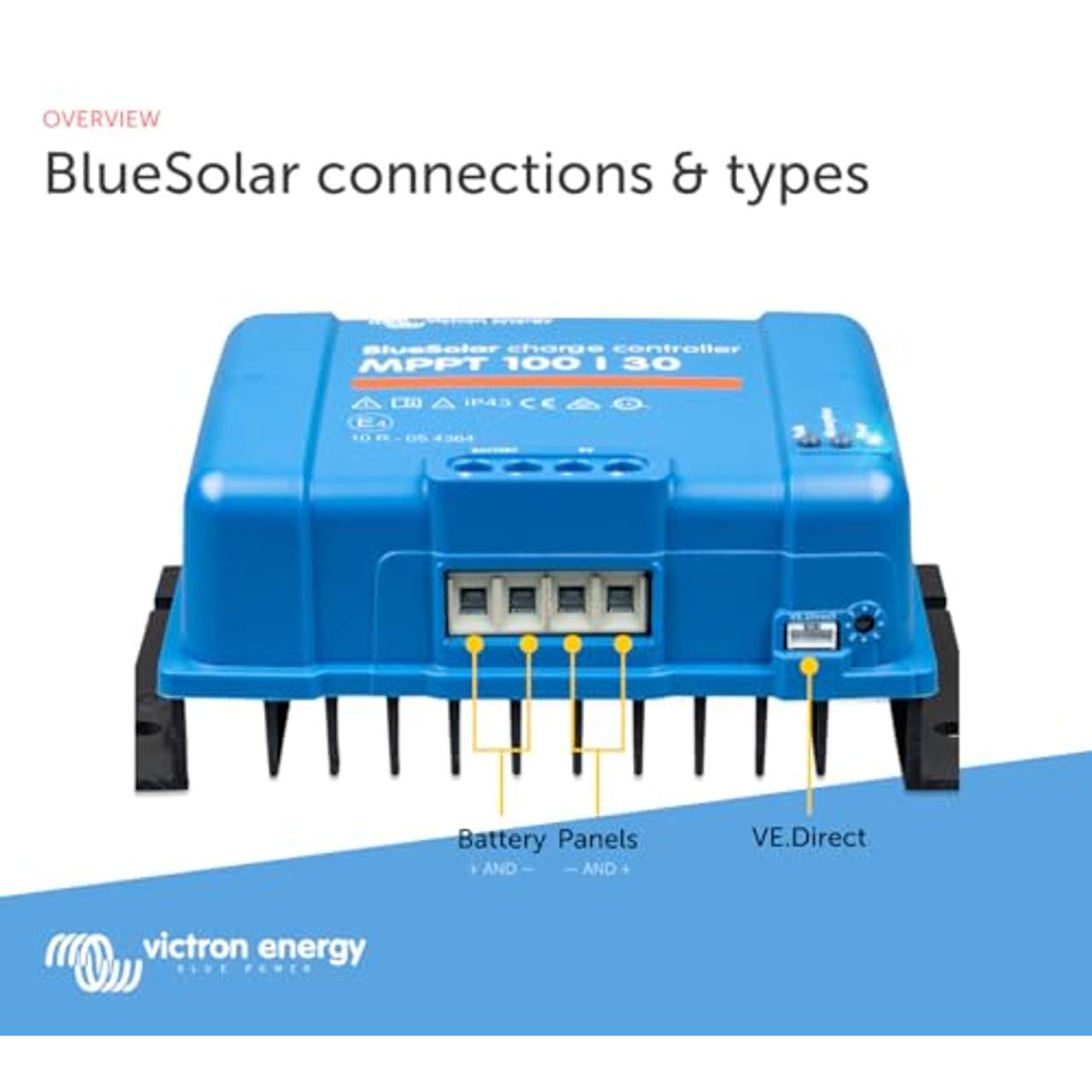 Solarladeregler 12/24V BlueSolar Mppt 100/30 Victron Energy