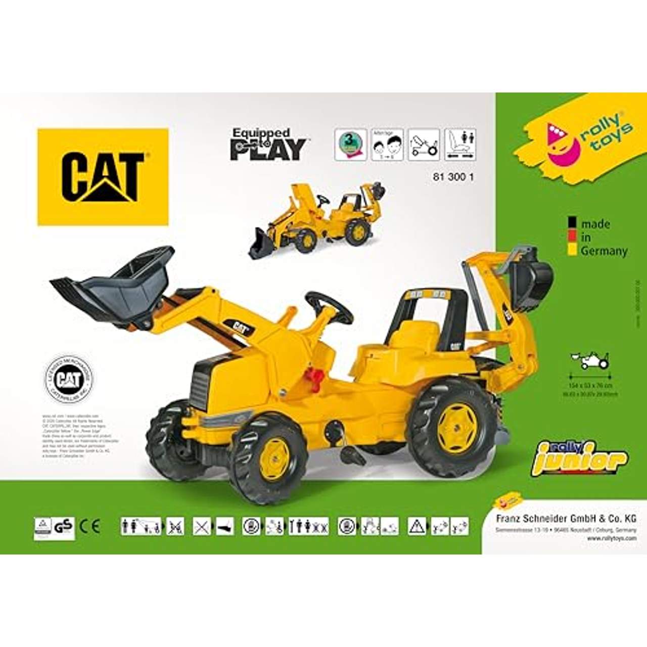 Rolly Toys Traktor rollyJunior CAT